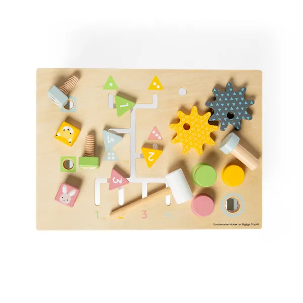 Bigjigs Toys FSC® Certified Tabletop Activity Bench