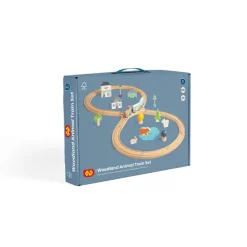 Bigjigs Toys FSC® Certified Train Set (Woodland Animal)