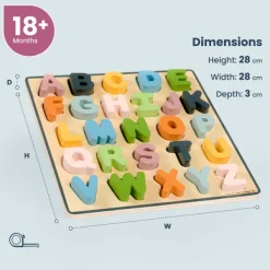 Bigjigs Toys FSC® Certified Uppercase ABC Puzzle