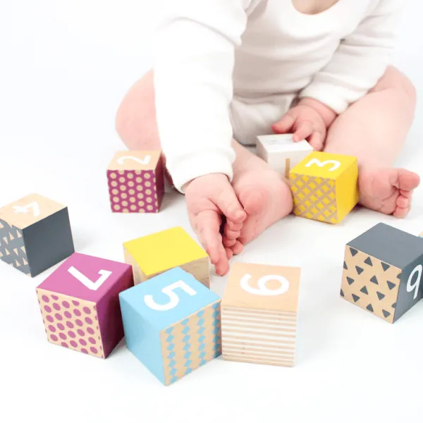 Bigjigs Toys FSC® Certified Wooden Number Blocks