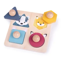 Bigjigs Toys FSC® Certified Woodland Animal Shape Puzzle