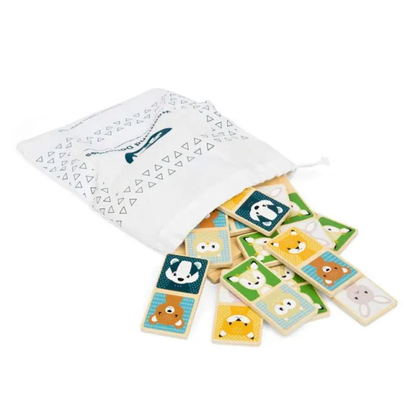Bigjigs Toys FSC® Certified Woodland Animal Dominoes