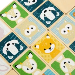 Bigjigs Toys FSC® Certified Woodland Animal Dominoes