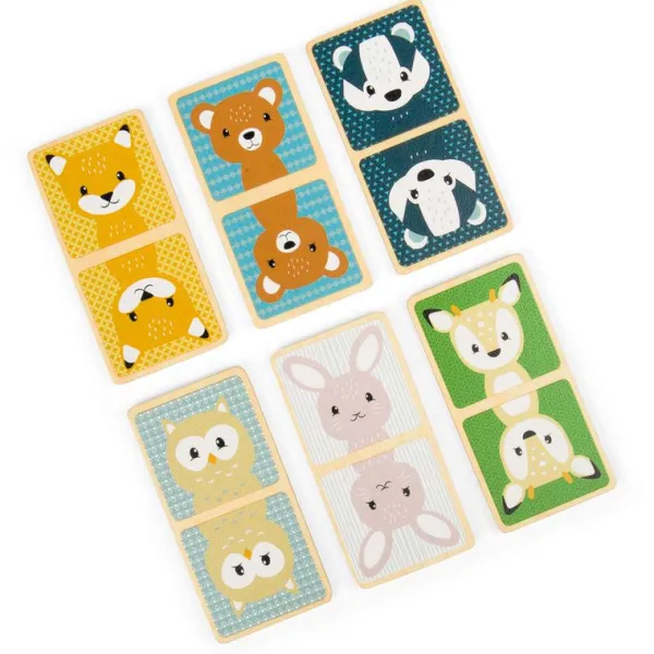 Bigjigs Toys FSC® Certified Woodland Animal Dominoes