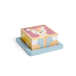 Bigjigs Toys FSC® Certified Woodland Cube Puzzle