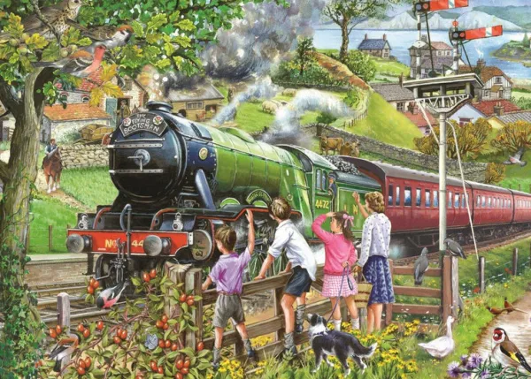House of Puzzles Full Steam Ahead - 1000 Piece Jigsaw Puzzle
