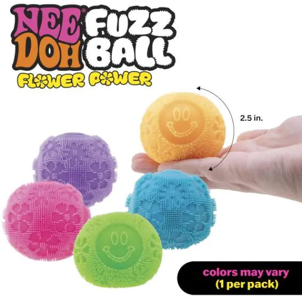 NeeDoh Fuzz Ball Flower Power