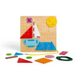 Bigjigs Toys Geometric Lace-a-Shape