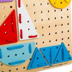 Bigjigs Toys Geometric Lace-a-Shape