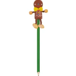 Fiesta Crafts Gingerbread Man Pencil - Pack of 2
