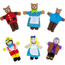 Bigjigs Toys Goldilocks Finger Puppets