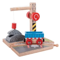 Bigjigs Rail Gravel Crane