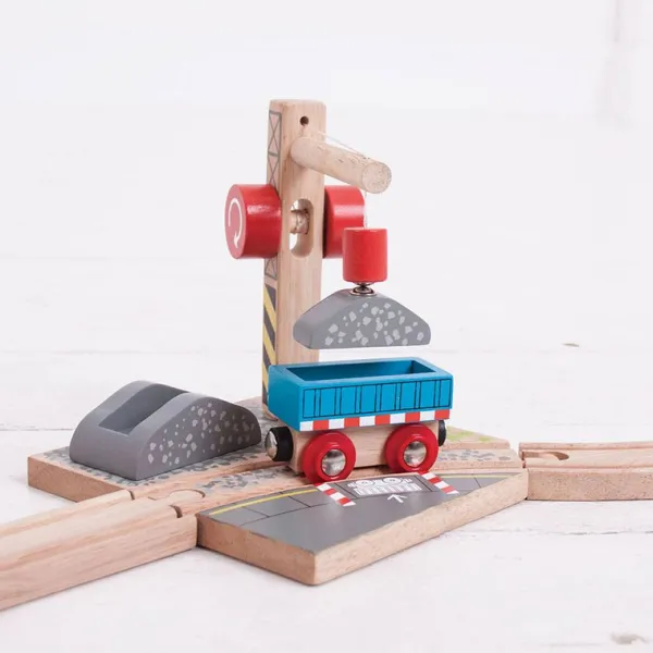 Bigjigs Rail Gravel Crane