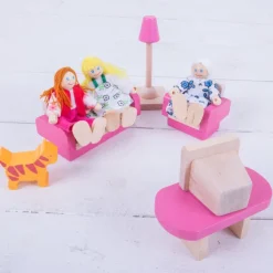 Bigjigs Heritage Playsets Heritage Playset Doll Family