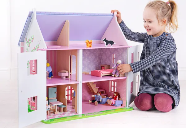 Bigjigs Heritage Playsets Heritage Playset Rose Cottage