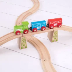 Bigjigs Rail High Level Blocks (Pack of 12)
