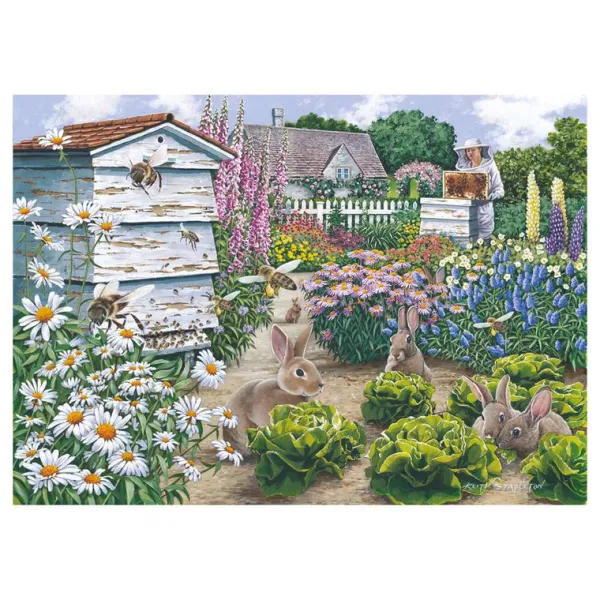 House of Puzzles Honey Bunnies 500 Puzzle