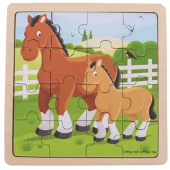 Bigjigs Toys Horse & Foal Puzzle