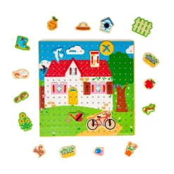Bigjigs Toys House Lace-A-Shape