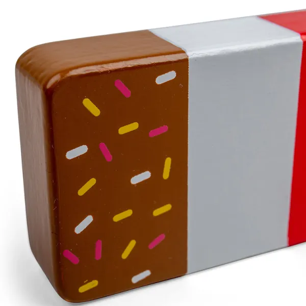Bigjigs Toys Ice Lolly (Pack of 2 - Chocolate with Sprinkles)