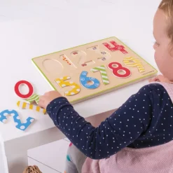 Bigjigs Toys Inset Puzzle Numbers