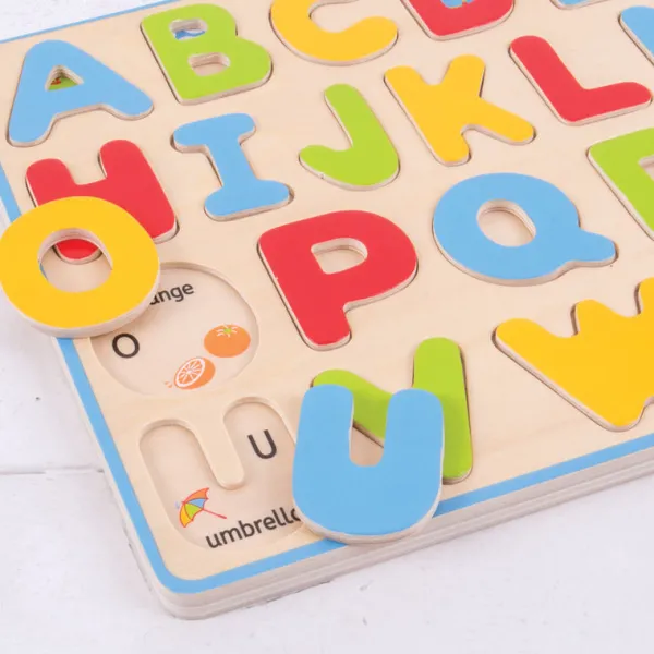 Bigjigs Toys Inset Puzzle Uppercase Alphabet