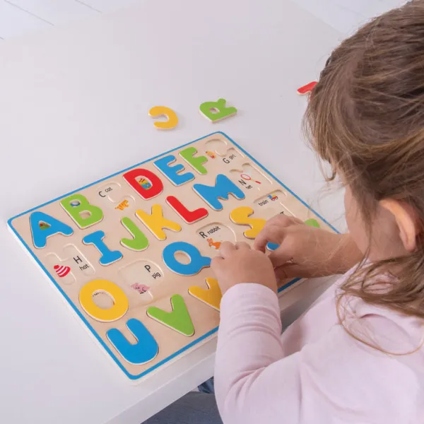 Bigjigs Toys Inset Puzzle Uppercase Alphabet