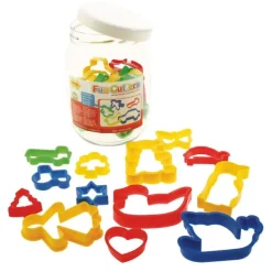 Bigjigs Toys Jar of 24 Pastry Cutters