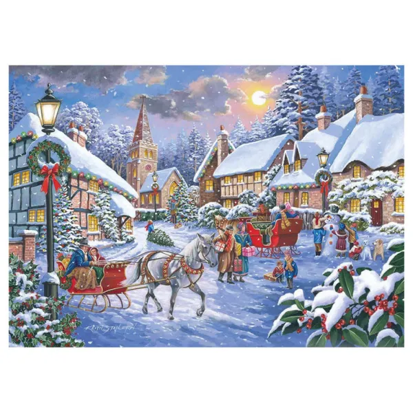 House of Puzzles Jingle Bells - 1000 Piece Jigsaw Puzzle