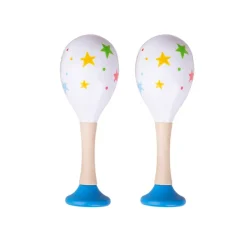Bigjigs Toys Junior Maraca (One Pair - Blue)