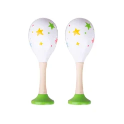 Bigjigs Toys Junior Maraca (One Pair - Green)