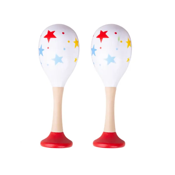 Bigjigs Toys Junior Maraca (One Pair - Red)