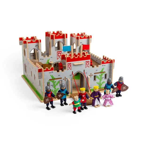 Bigjigs Toys King George's Castle Toy Bundle