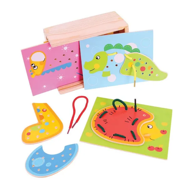 Bigjigs Toys Lacing Animals