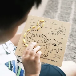 Bigjigs Toys Lacing by Numbers - Dinosaur