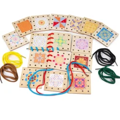 Bigjigs Toys Lacing Tiles - DAMAGED BOX