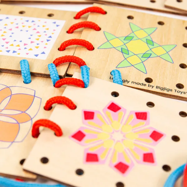 Bigjigs Toys Lacing Tiles - DAMAGED BOX