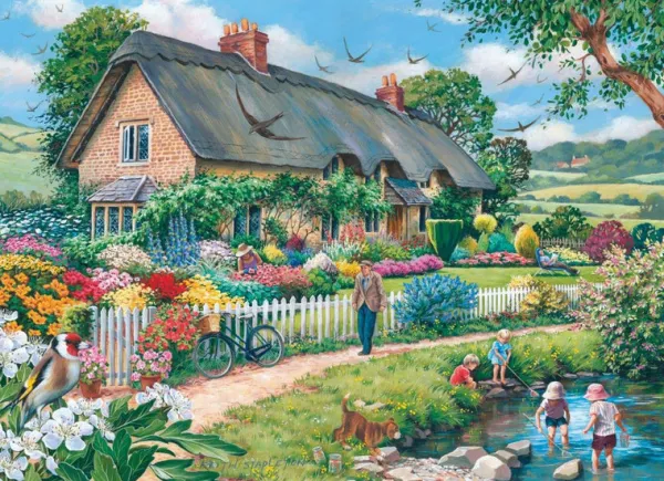 House of Puzzles Lazy Days - 500 Piece Jigsaw Puzzle