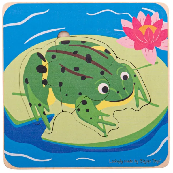 Bigjigs Toys Lifecycle Layer Puzzle - Frog