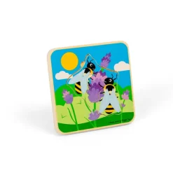 Bigjigs Toys Lifecycle Layer Puzzle - Honeybee