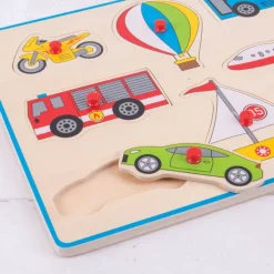 Bigjigs Toys Lift Out Puzzle - Transport