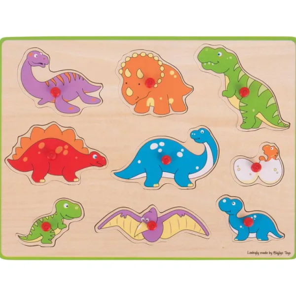Bigjigs Toys Lift Out Puzzle (Dinosaurs)