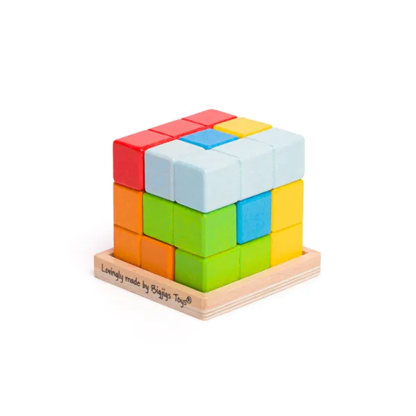 Bigjigs Toys Lock-a-Cube