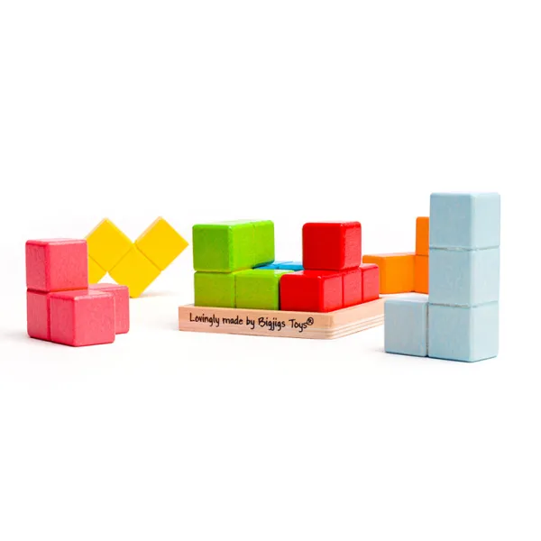 Bigjigs Toys Lock-a-Cube