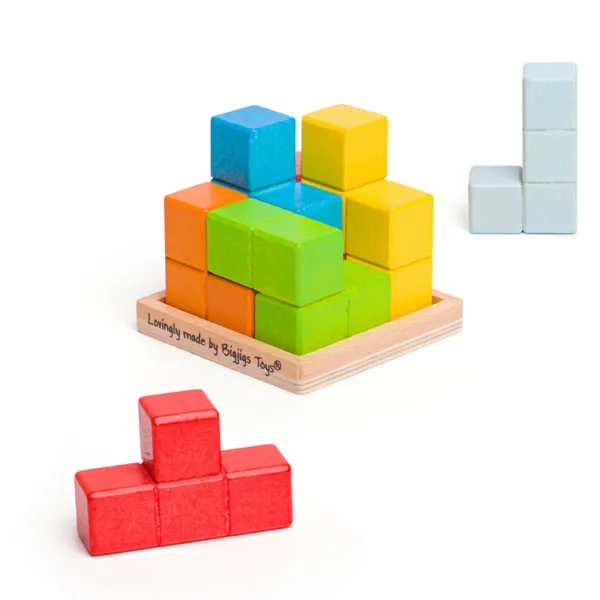Bigjigs Toys Lock-a-Cube