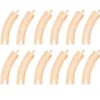 Bigjigs Rail Long Curves (Pack of 12)