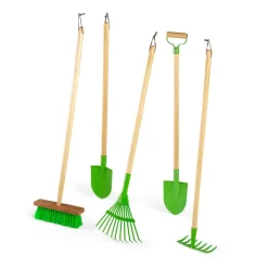 Bigjigs Toys Long Handled Gardening Tool Bundle