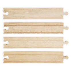 Bigjigs Rail Long Straights (Pack of 4)