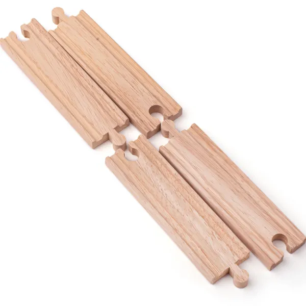 Bigjigs Rail Long Straights (Pack of 4)