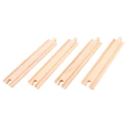 Bigjigs Rail Long Straights (Pack of 4)